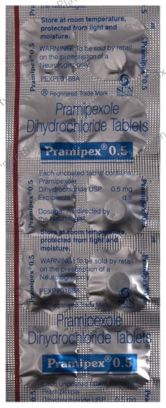 Pramipex 0.5mg Tablet 10s