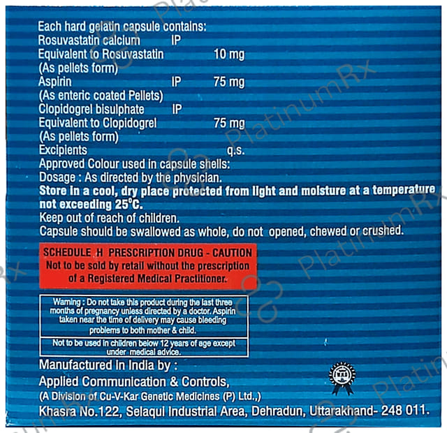 Rosuviron Gold 10 Tablet