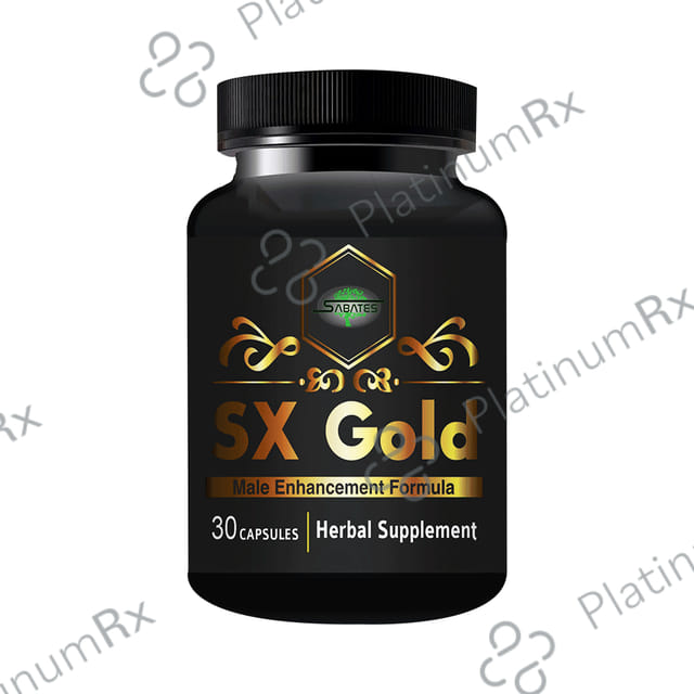 Sabates SX Gold Male Enhancement Formula Capsule 30 capsules
