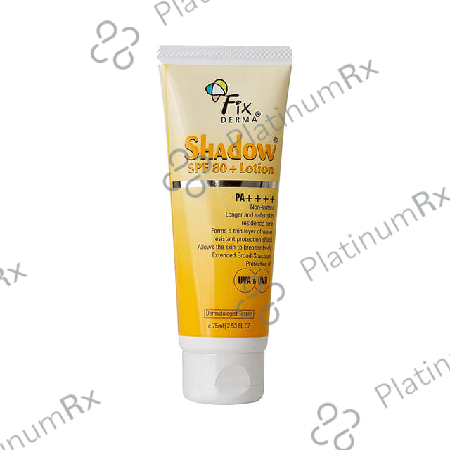 Fixderma Shadow Sunscreen Lotion SPF 80+