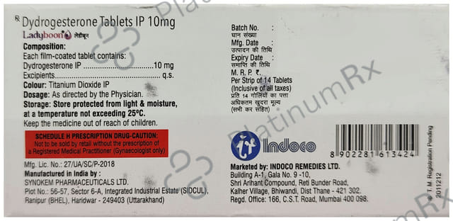 Ladyboon 10mg Tablet 14s (Indoco)