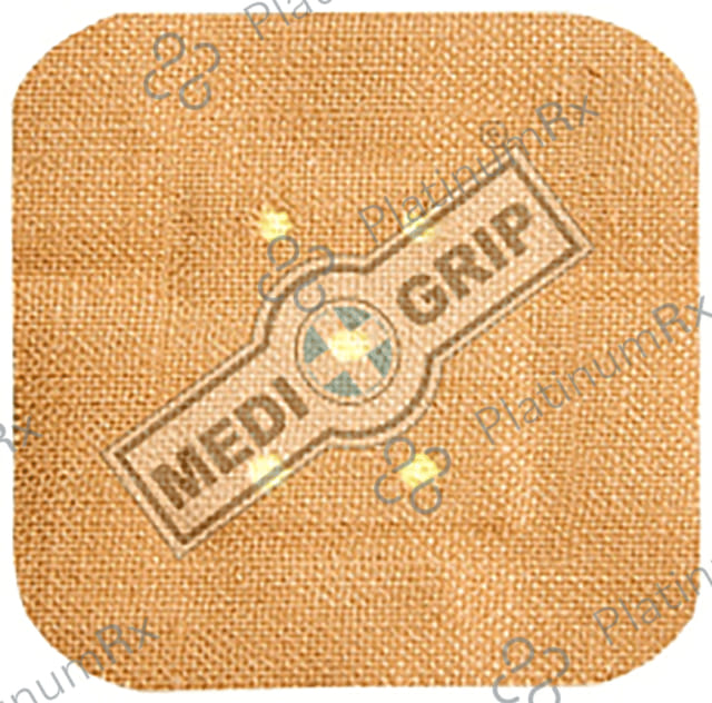 Medigrip Antiseptic Medicated Dressing Square (100 Each) 1 Jar