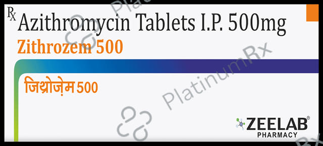 Zithrozem 500mg Tablet