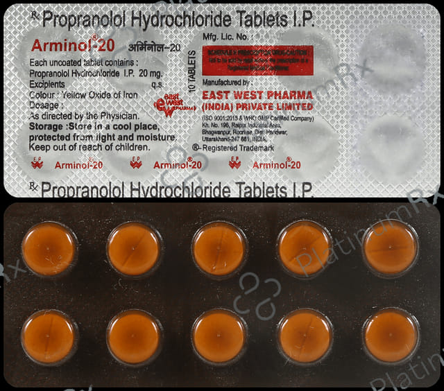 Arminol 20mg Tablet