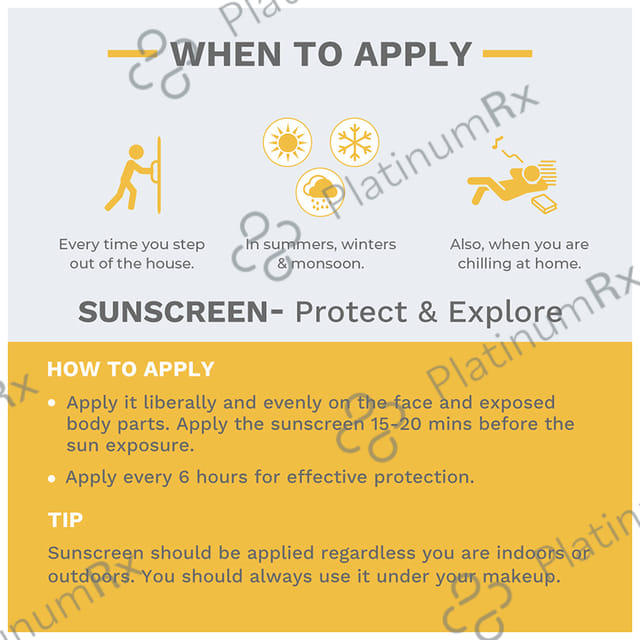 Seekcaus Sun Shield SPF 50 PA+++ Cream 80gm