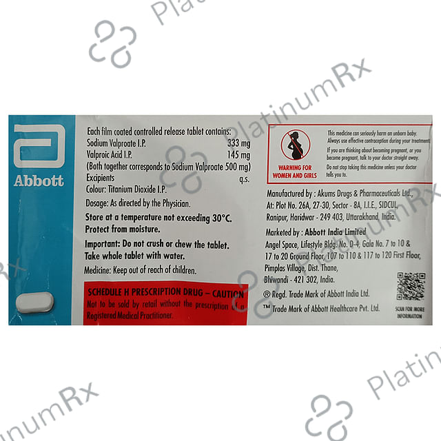 Epilex Chrono 500 Eazy Glide Tablet CR