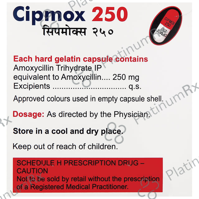 Cipmox 250mg Capsule 15s