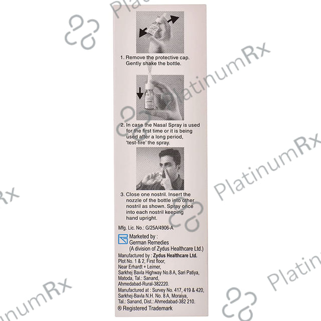 Derinide AQ 64mcg Nasal Spray 10ml