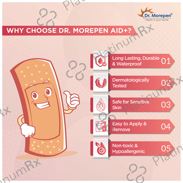 Dr. Morepen Aid Adhesive First Aid Dressing Bandage