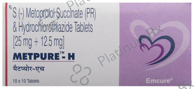 Metpure H 25/12.5mg Tablet 10s