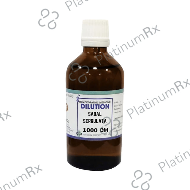 LDD Bioscience Sabal Serr Dilution 1000 CH 100 ml