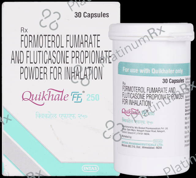 Quikhale FF 6/250mcg Capsule 30s