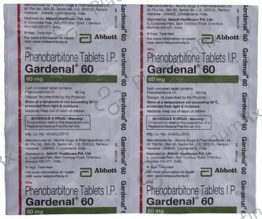 Gardenal 60 Tablet 30 Tablet
