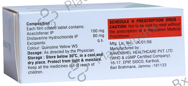 Aldrofem 80/250mg Tablet 10s