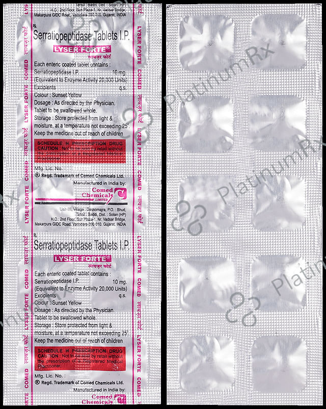 Lyser Forte 10mg Tablet 10s