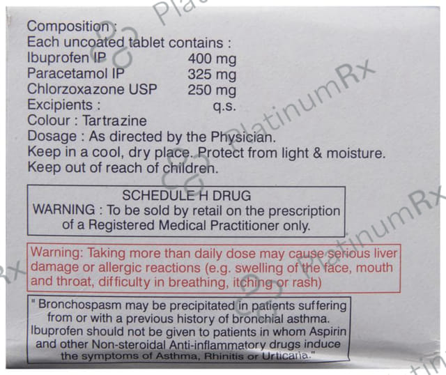 Flexon MR 400/325/250mg Tablet 10s