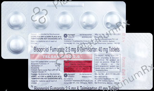 Telsar Biso 40/2.5mg Tablet 10s