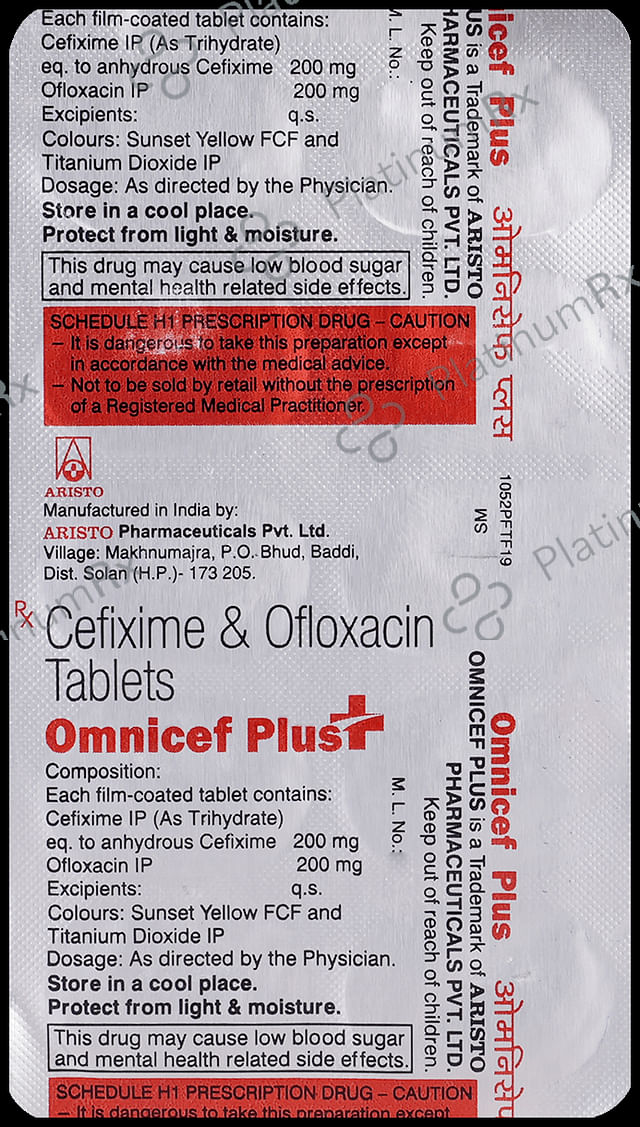 Omnicef Plus 200mg/200mg Tablet
