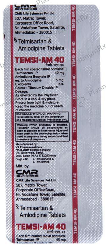Temsi-AM 40 Tablet
