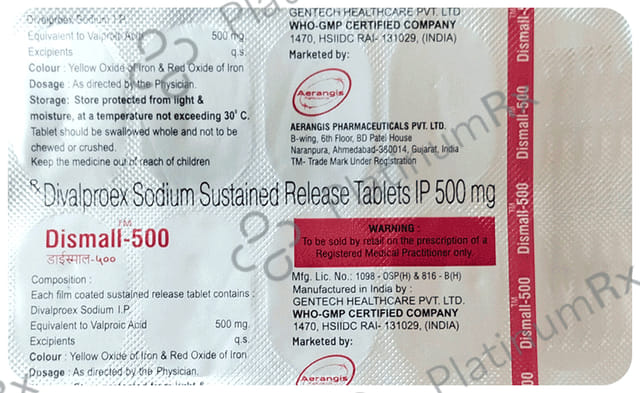 Dismall 500 Tablet SR