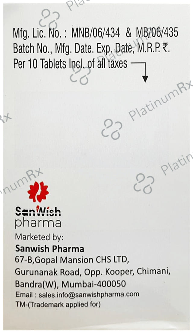 Twin 100/600mg Clear Tablet 10s