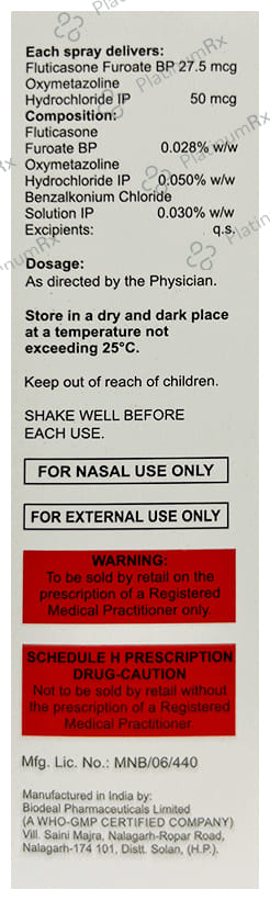 Nasohold Ox Nasal Spray 70 MD 7gm