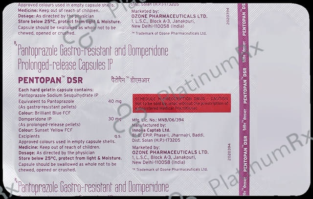 Pentopan DSR 40/30mg Capsule PR 10s