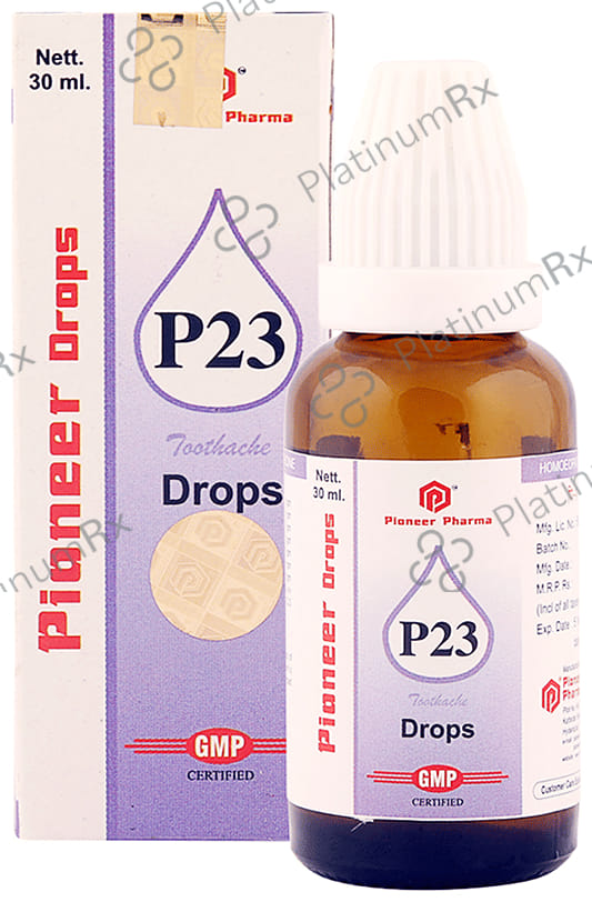 Pioneer Pharma P23 Toothache Drop