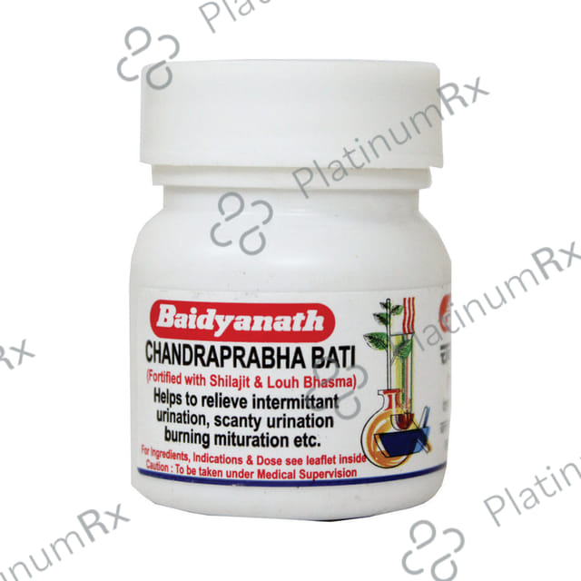 Baidyanath (Nagpur) Chandraprabha Bati 20 tablets
