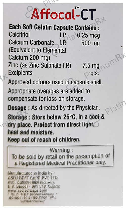 Affocal CT Softgel 10s