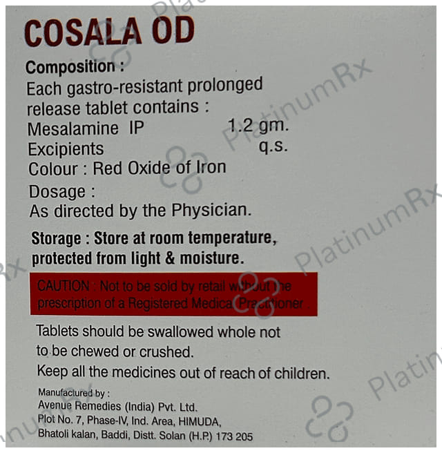 Cosala OD 1200mg Tablet 10s