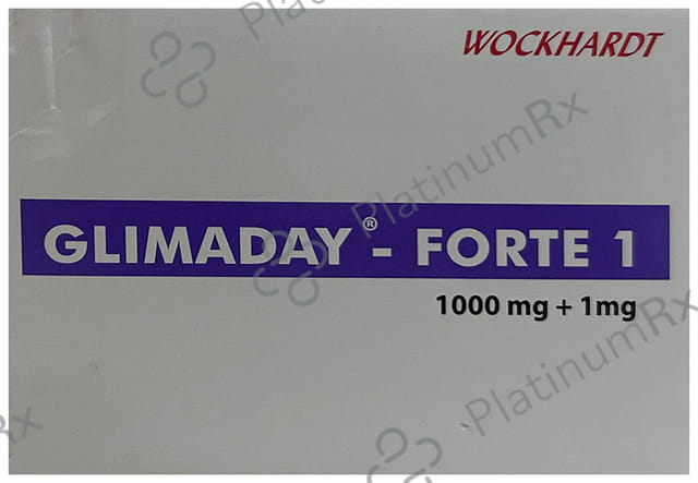 Glimaday Forte 1/1000mg Tablet PR 10s