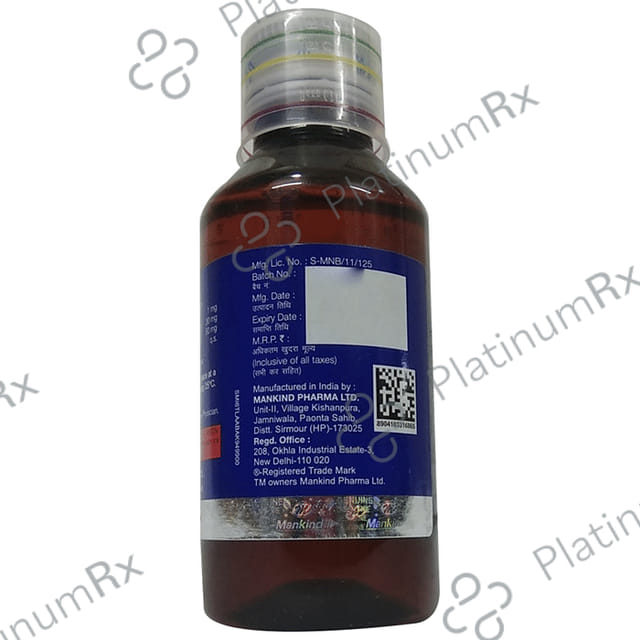 Asthakind LS Cola 15/50/1mg Expectorant 100ml