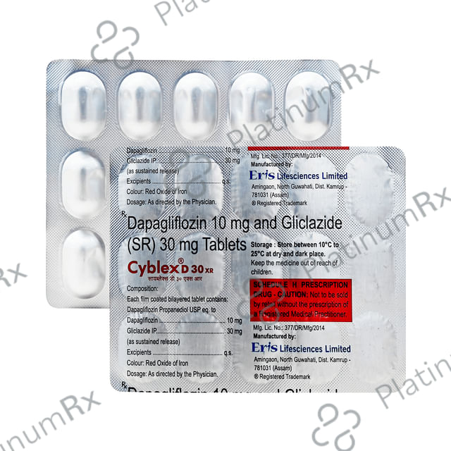 Cyblex D XR 30/10mg Tablet 10s