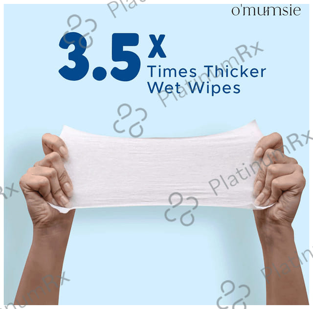 O'mumsie Soft as Snowball Baby Wipes
