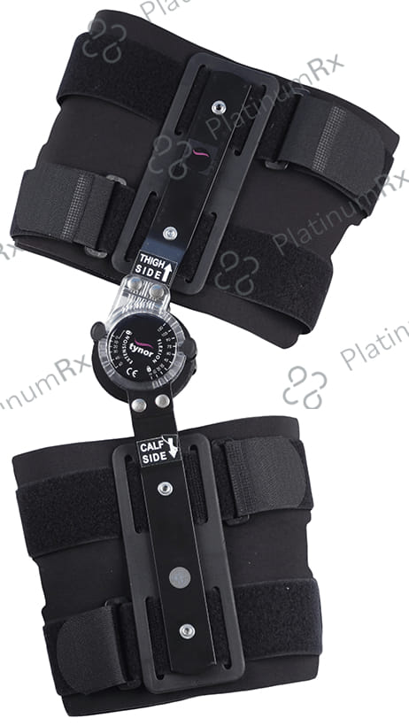 Tynor D 48 ROM Knee Brace Universal Black