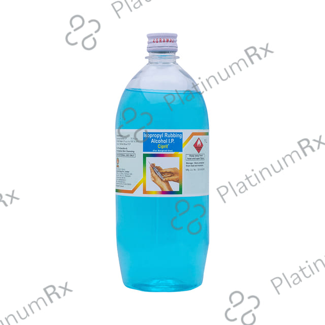 Ciprit Isopropyl Rubbing Alcohol Liquid 1Ltr