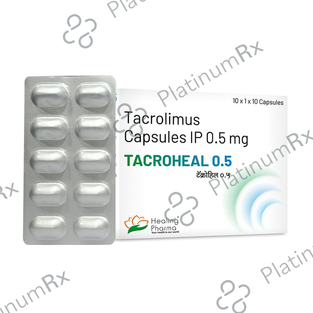 Tacroheal 0.5mg Capsule 10s