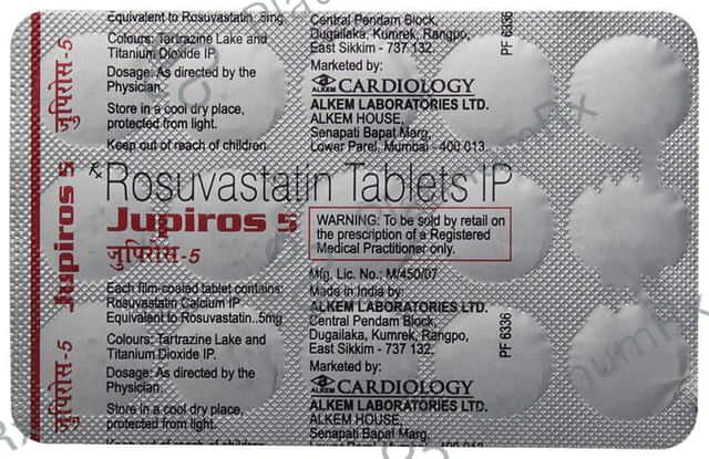Jupiros 5mg Tablet 15s