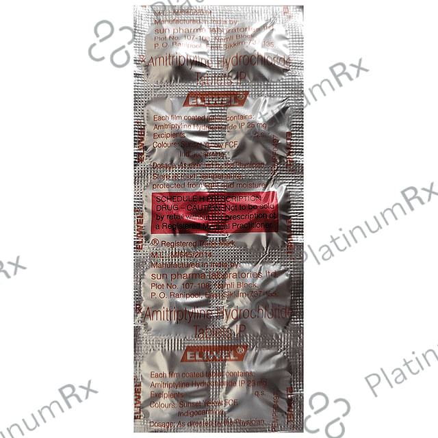 Eliwel 25mg Tablet 10s