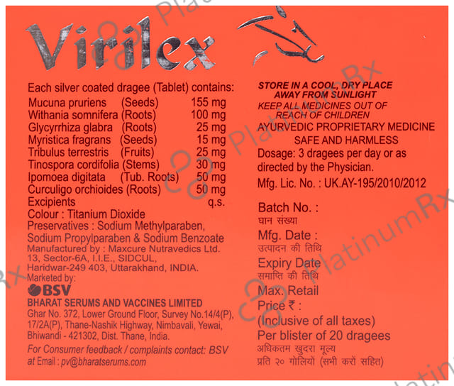 Virilex Tablet 20s