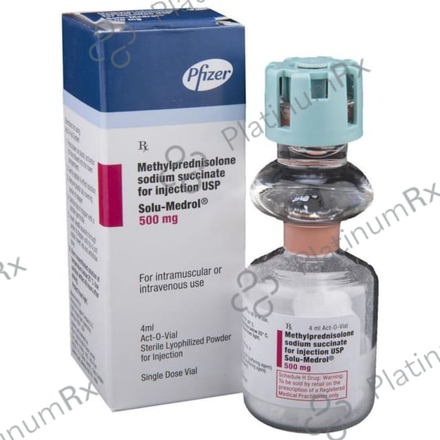 Solu Medrol 500mg Injection 4ml