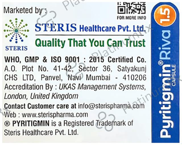 Pyritigmin Riva 1.5mg Capsule 10s