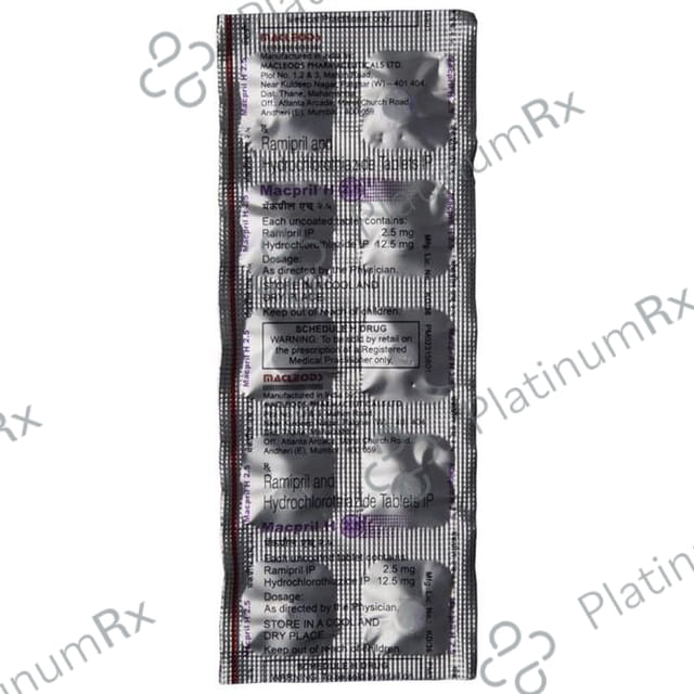 Macpril H 2.5mg Tablet 10s
