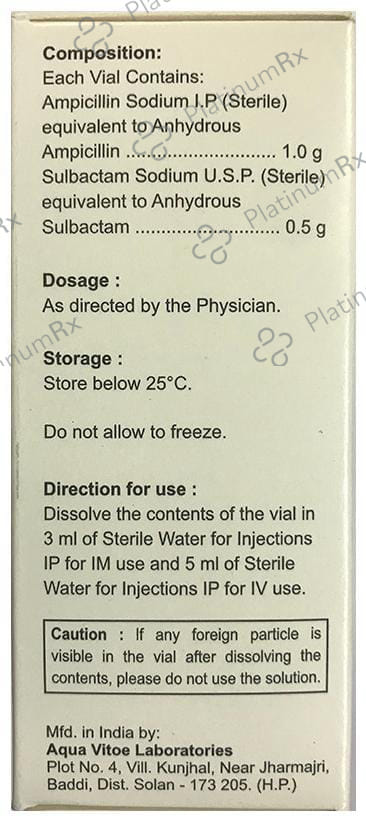 Sultapro 1.5gm Injection