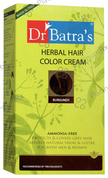 Dr Batra's Herbal Hair Color Cream Burgundy