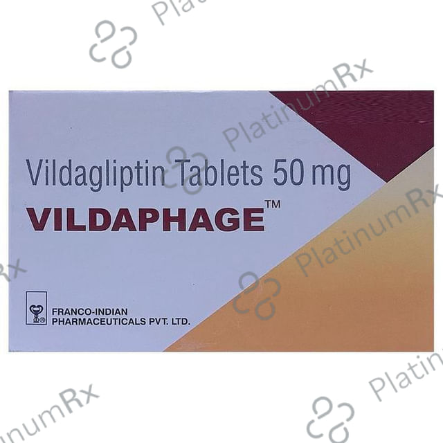 Vildaphage 50mg Tablet 15s