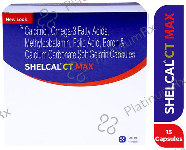 Shelcal CT Max Soft atin Capsule 15s