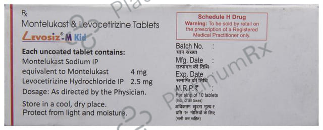 Levosiz M Kid 2.5/4mg Tablet 10s