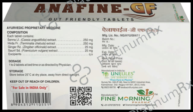 Fine Morning Pharma FMP Anafine- GF Gut Friendly Tablet
